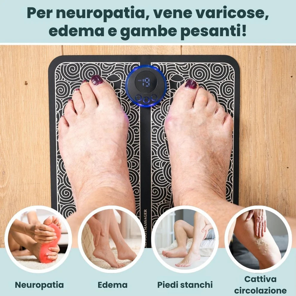 FormRelief EMS™ – Massaggiatore Plantare Intelligente a Impulsi